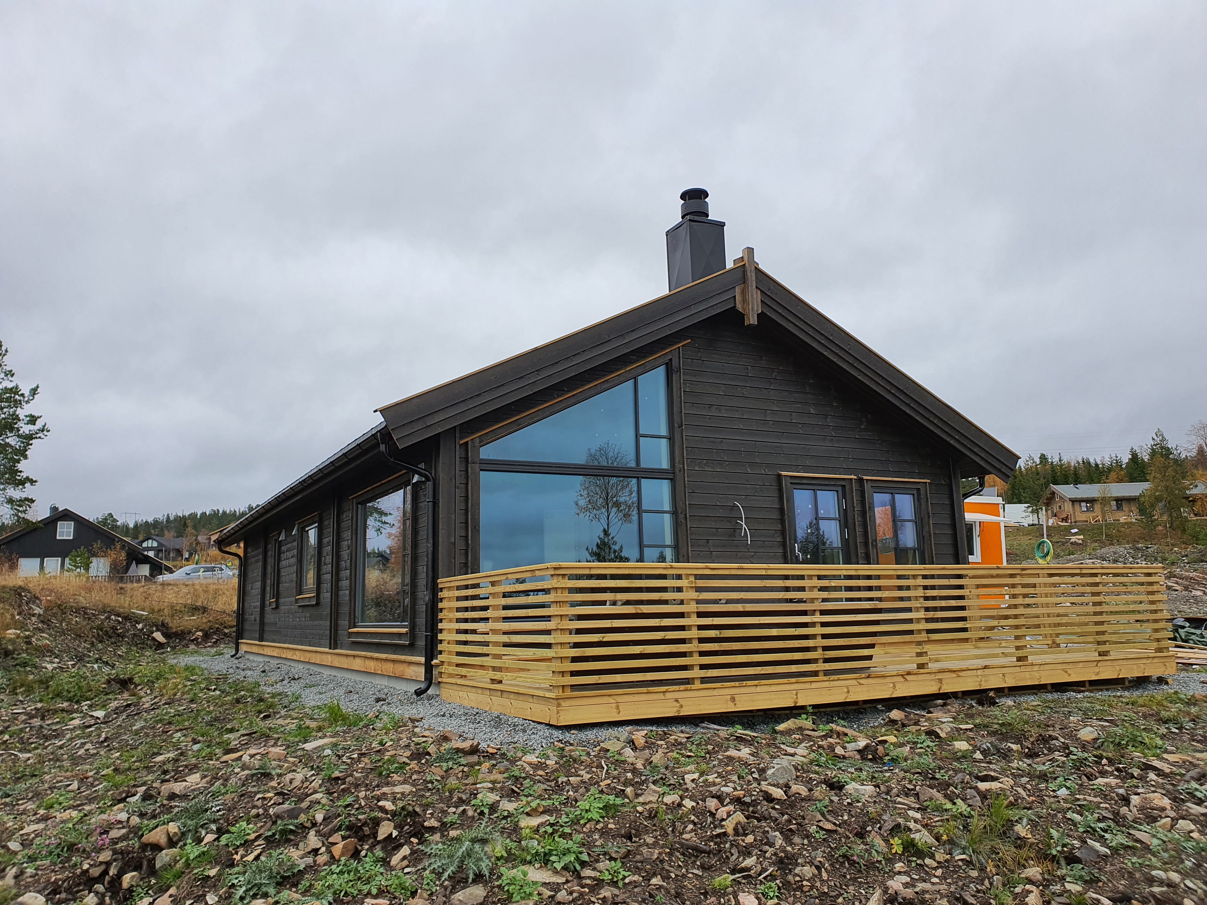 Oppføring av ny hytte på Lygna, Gran